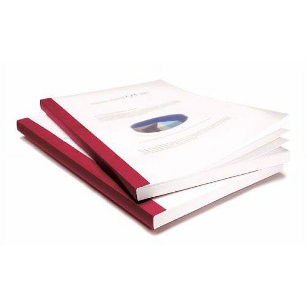 Coverbind Clear Linen Wrap-Around Thermal Binding Report Covers - 1/4 ...