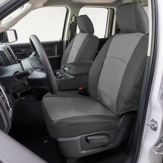 Covercraft 16-24 Chevrolet Malibu Endura PrecisionFit Custom Front Row Seat Covers - Silver/Charcoal