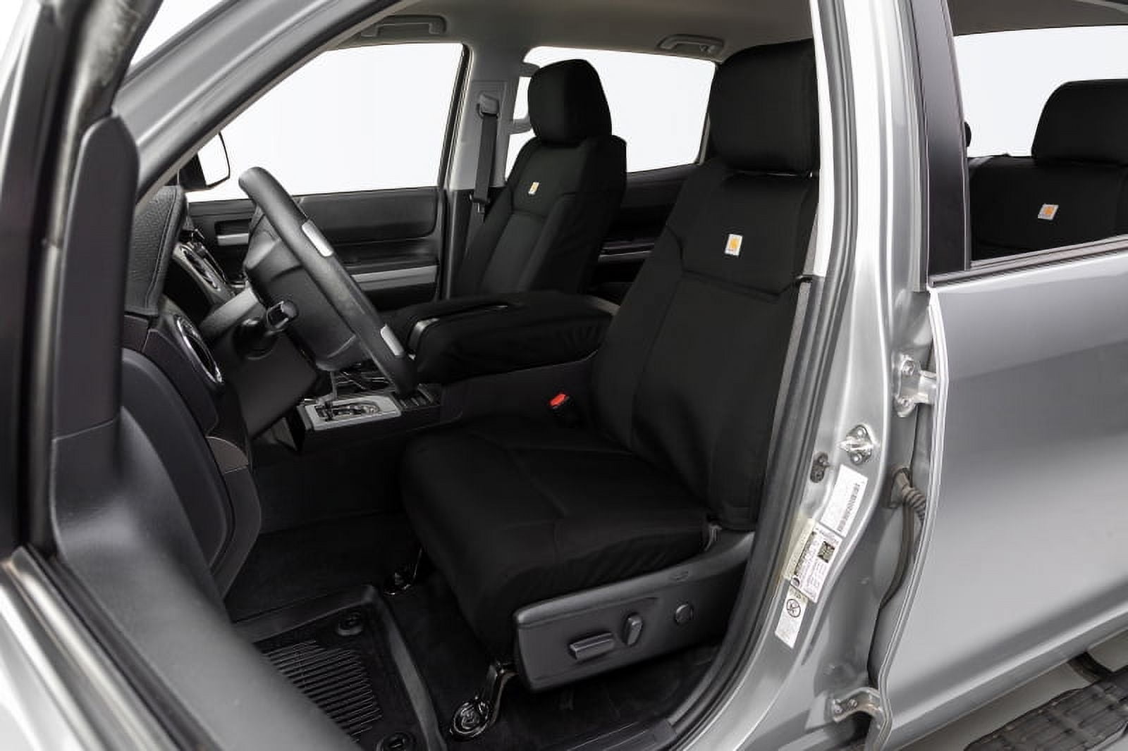 Covercraft 23-24 Ford F250-F600 Carhartt Super Dux PrecisionFit Custom Front Row Seat Covers - Black