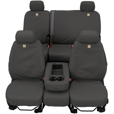 Covercraft Carhartt SeatSaver Custom First Row Seat Cover: Gravel, Bucket Seats, 2 Pk