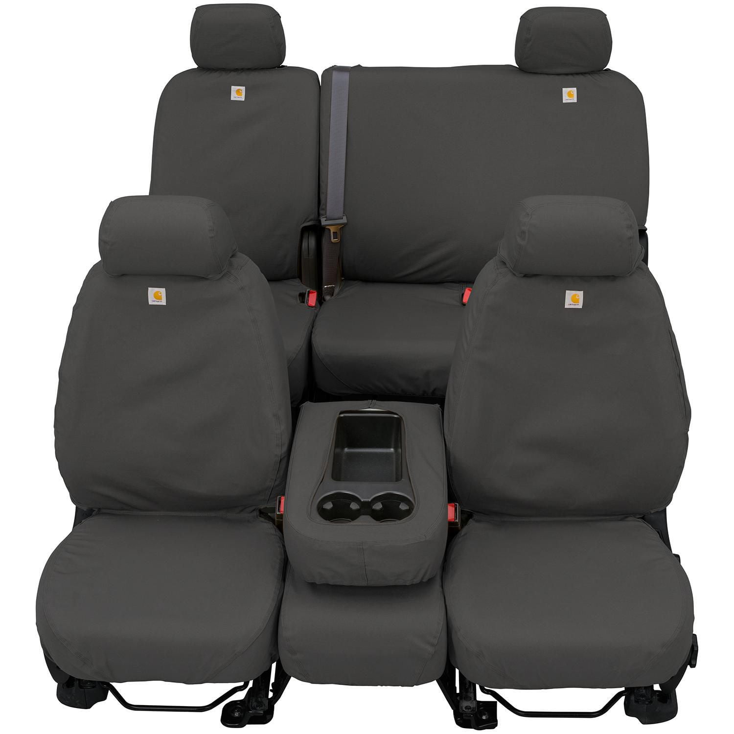 Covercraft Carhartt SeatSaver Custom Second Row Seat Cover: Gravel, 40/60 Bench Seat, 1 Pk