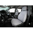 thumbnail image 1 of Covercraft Custom-Fit Rear-Second Seat Bench SeatSaver Seat Covers - Polycotton Fabric, Grey Fits select: 2011 ,2013 CHEVROLET SILVERADO K1500 LT, 1 of 7