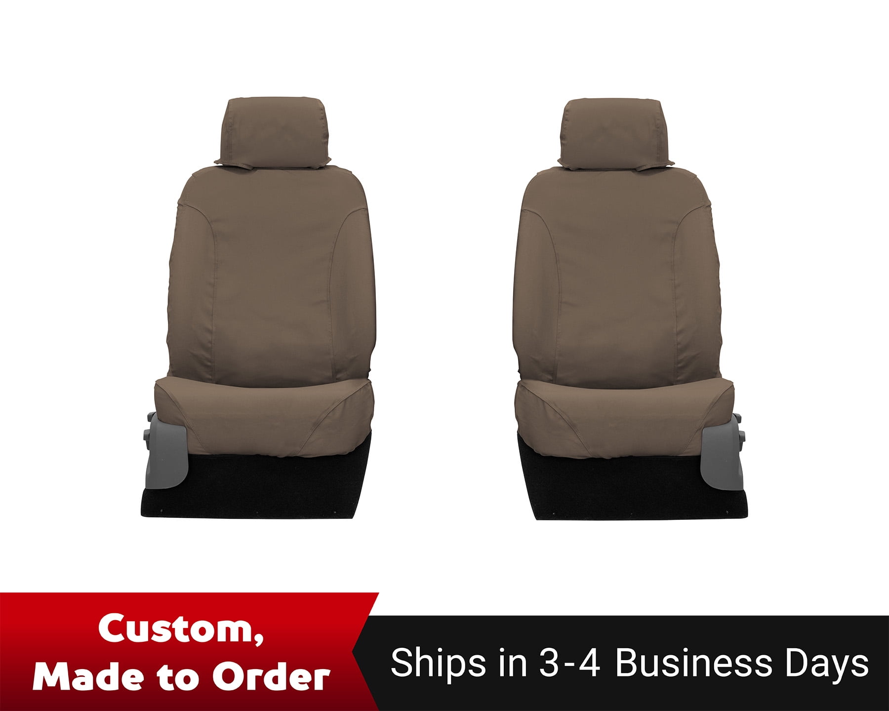 Covercraft Polycotton SeatSaver Custom Seat Covers for 2023 Chevrolet Traverse, 2024 Traverse Limited | SS3507PCSA | 1st Row Bucket Seats | Wet Sand