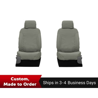 Covercraft Polycotton SeatSaver Custom Seat Covers for 2023 Ford F-150 Raptor | SS3508PCCT | 1st Row Bucket Seats | Misty Grey
