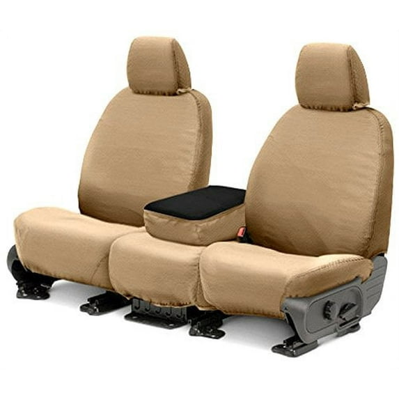 Covercraft SS2504PCTN Seat Cover, Vehicle Protection, Seat Covers Fits select: 2015-2016 CHEVROLET SILVERADO K1500 LT, 2015 GMC SIERRA C1500 SLT