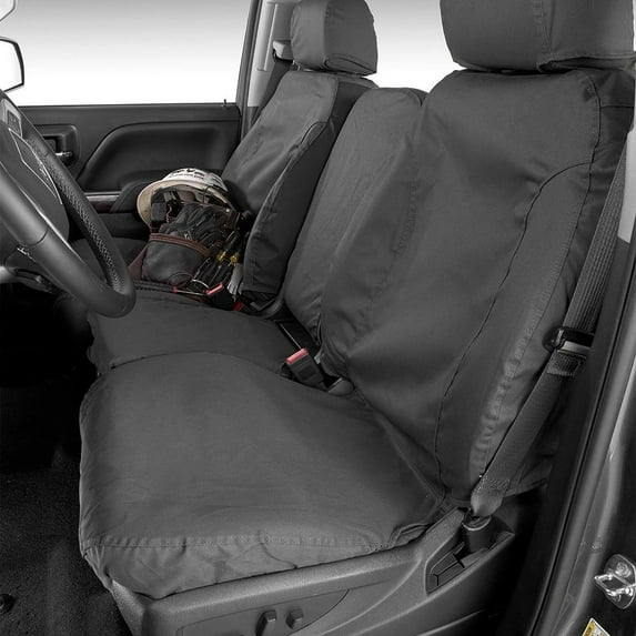 Covercraft SS3490PCCH SeatSaver Polycotton 1st Row Charcoal Custom Seat Covers