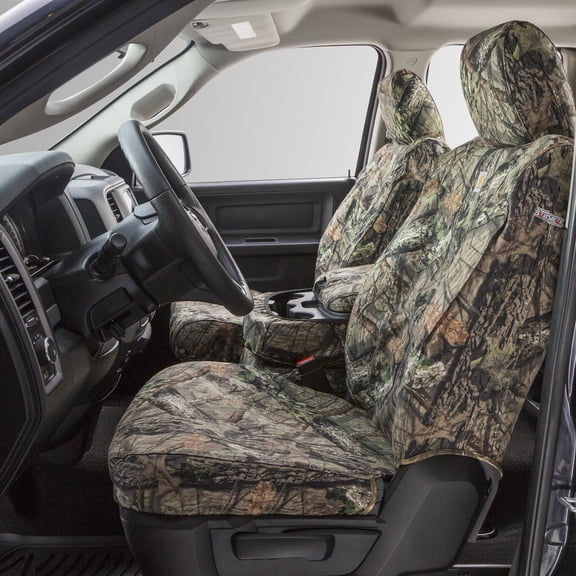 Covercraft SSC3414CAMB Carhartt SeatSaver Front Row Seat Covers - Mossy Oak Camo