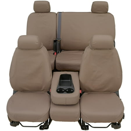 Covercraft SeatSaver Custom First Row Seat Cover: Wet Sand, Polycotton, Bucket Seats, 2 Pk