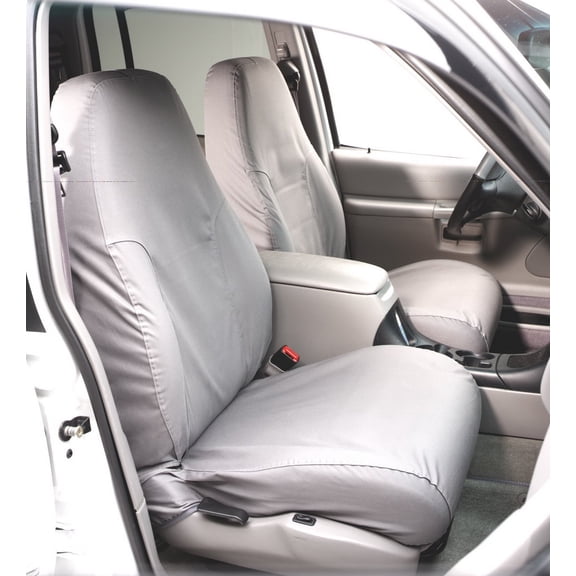 Covercraft Front Row Custom Fit Seat Cover Polycotton (Charcoal) For 20102015 MercedesBenz Sprinter 2500