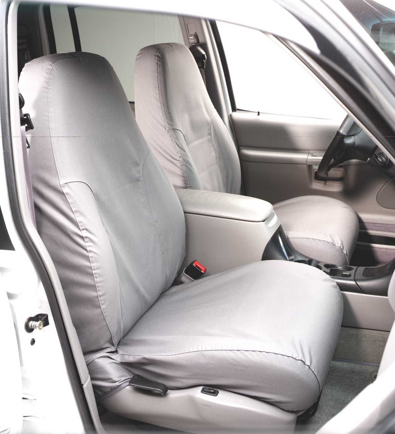 Covercraft SeatSaver Polycotton Car Seat Cover - Charcoal, Fits 2018 Jeep Wrangler 2nd Row - View #6