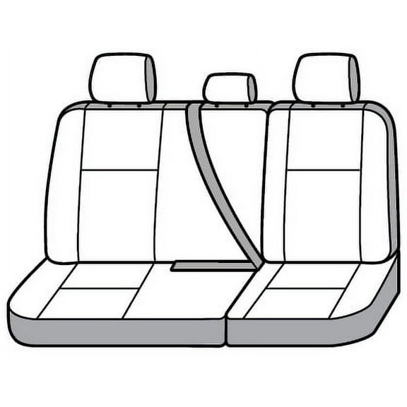 Covercraft Seatsaver Second Row Polycotton Charcoal