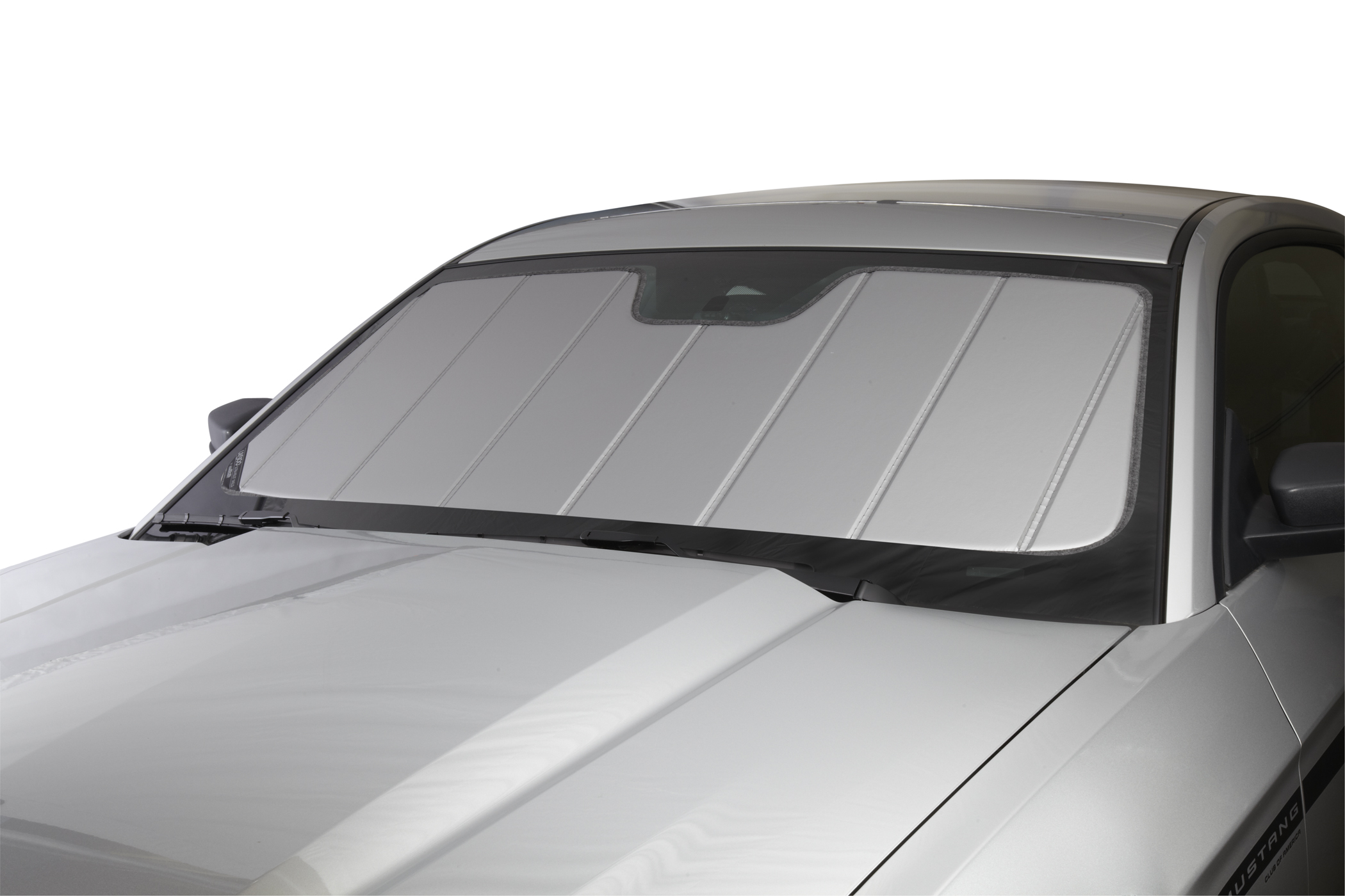 Covercraft UVS100 Custom Sunscreen for 2017-2023 Porsche 718 Cayman | UV11505SV | Silver - image 1 of 4