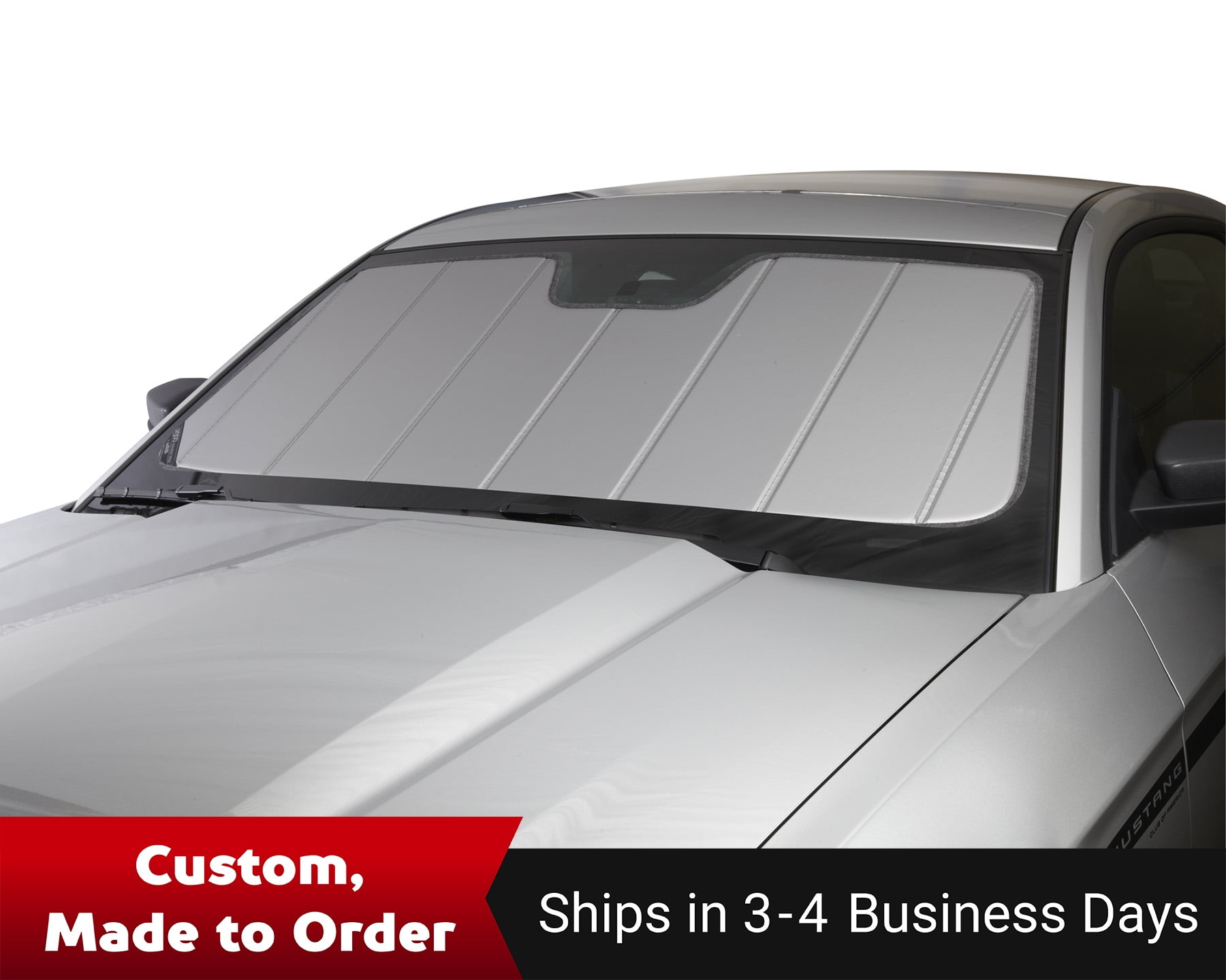 Custom Fit Silver Foam Core UV Sunscreen for Windshield