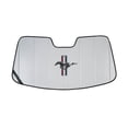 thumbnail image 1 of Covercraft UVS100 Premier Series Custom Sunscreen with Ford Mustang Tri-Bar Logo for 2015-2023 Ford Mustang | UFP11372WH | White, 1 of 8