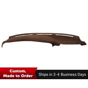 Covercraft VelourMat Custom Dash Cover for 1987-1989 Mercedes-Benz 260E, 1988-1991 300CE, 1987 300D, 1990-1991 300D, 1986-1991 300E, 1987 300TD, 1988-1991 300TE | 71253-00-26 | Cocoa