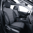 thumbnail image 1 of coverdream Corolla Cross Seat Covers Custom Fit for 2023-2026 Toyota Corolla Cross Hybrid S,XSE,Nightshade SUV - Leatherette (Black/Gray,Full Set), 1 of 6