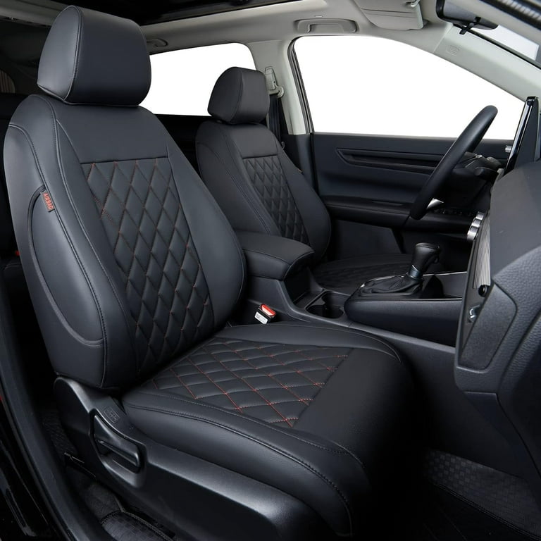 Free Shipping Coverdream Custom CRV Seat Covers for Honda CRV EX EXL Hybrid 2023 2024 Models Breathable Leather Auto Seat Covers Black Red Full Set Walmart