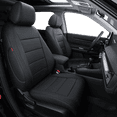 thumbnail image 1 of Coverdream Custom Fit Accord Car Seat Covers for Honda Accord 2016 2017 (Rear Row W/ 40/60 Split) - Leatherette (Black,Full Set), 1 of 6