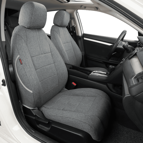 coverdream Civic Seat Covers Custom fit for 2022 2023 2024 Honda Civic Touring - Polyester (Gray,Full Set)