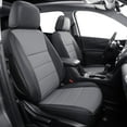 thumbnail image 1 of Coverdream Custom Fit Equinox Car Seat Covers for Chevy Equinox Premier, LS, LT, L, RS 2018-2024-Breathable Leather Auto Seat Covers (Full Set,Black/Gray), 1 of 7