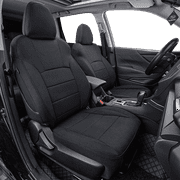 Coverdream Custom Fit KONA Car Seat Covers for Hyundai KONA 2018 2019 2020 2021 2022 2023 - Polyester (Black,Full Set)