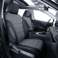 thumbnail image 1 of coverdream Custom Fit RAV4 Seat Covers For Toyota RAV4 Hybrid 2016 2017 2018 Models - Leatherette (Black/Gray,Full Set), 1 of 6