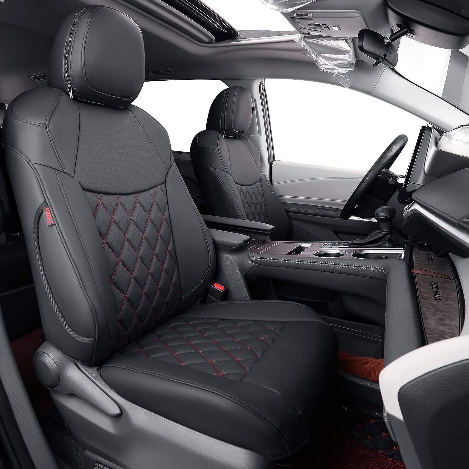 Coverdream Custom Fit Sienna(7 Seat) Car Seat Covers for 2021 2022 2023 ...