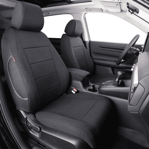 coverdream Seat Covers Custom Fit for 2023 2024 2025 Honda Accord LX - Waterproof Polyester Car Seat Protector(Full Set,Black)