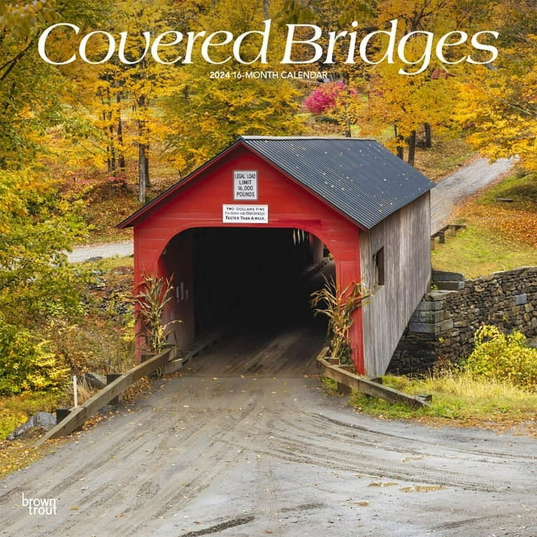 Covered Bridges Calendar 2025 Dasya Emogene