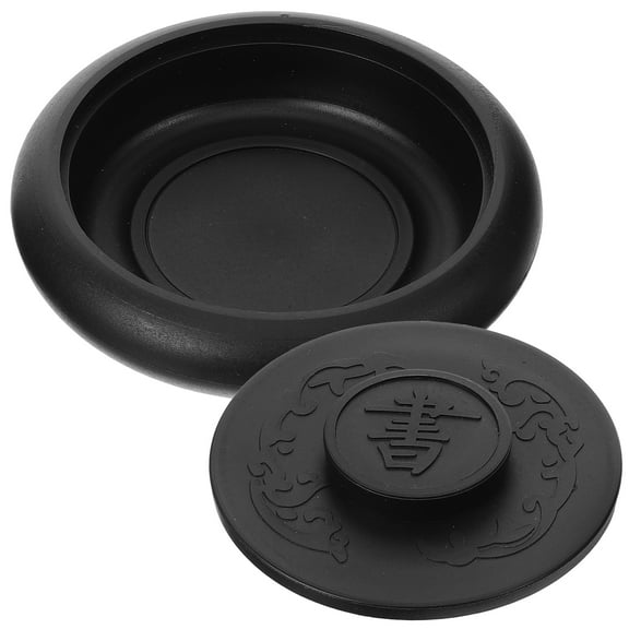 Hytrove Calligraphy Inkstone Black 1Set 3.9In