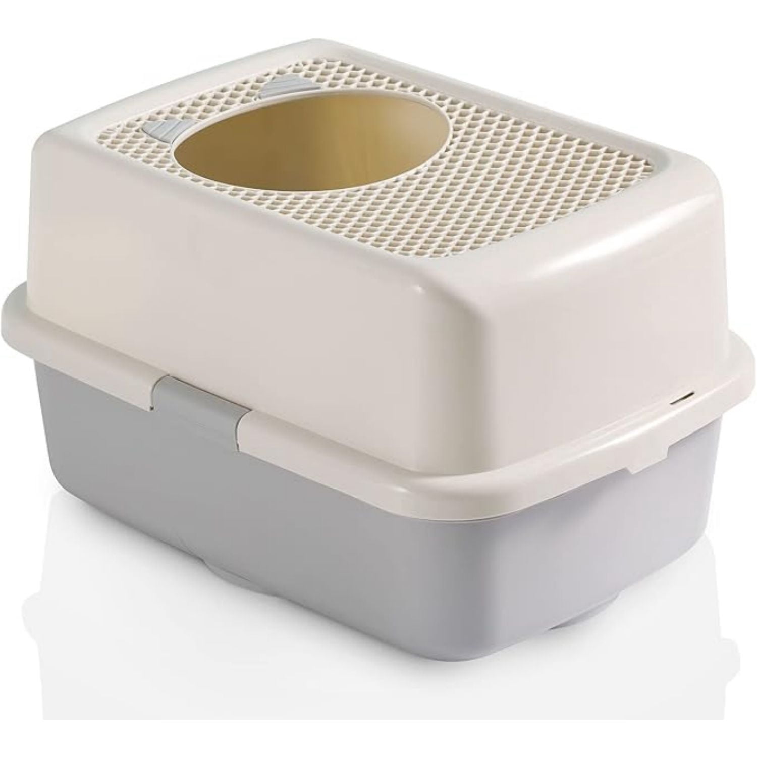 Covered Litter Box for Cats – Enclosed Design with Odor Control, No Mess, Easy Clean, Large Size for Multiple Cats