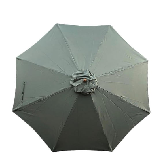 Covered Living 11ft Market Patio Umbrella 8 Rib Replacement Canopy in Sage Green