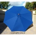 9ft Market Patio Umbrella 8 Rib Replacement Canopy Royal Blue