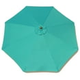 Covered Living 9ft Umbrella Replacement Canopy 8 Ribs in Turquoise