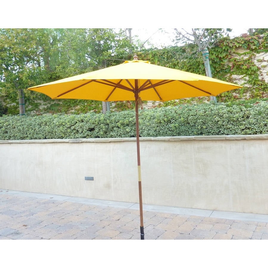 Covered Living 9ft Umbrella Replacement Canopy 8 Ribs in Yellow (Canopy Only)