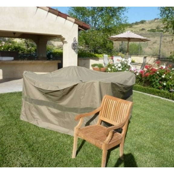 Covered Living Bar High Dining Set Cover 98" Dia. x 41"H, fully covered top NO umbrella center hole