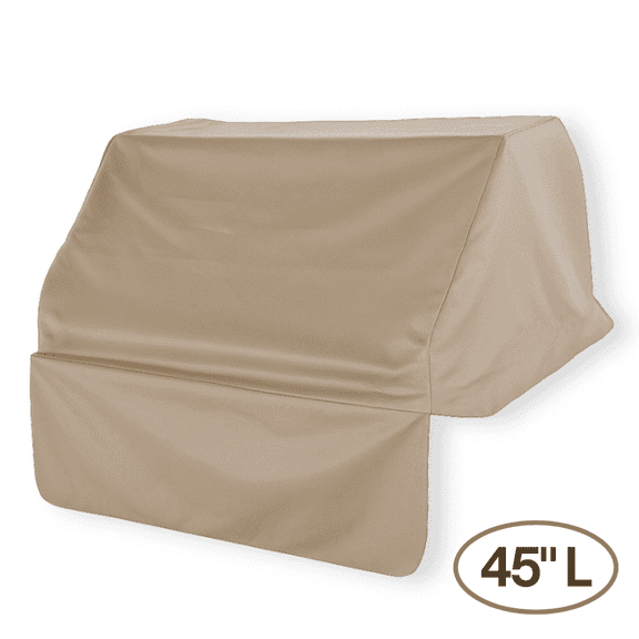 Covered Living Built-In BBQ Outdoor Gas Grill Cover 45"L x 30"D x 16"H Taupe