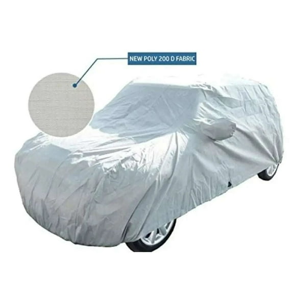 Covered Living Car Cover for Mini Cooper Hardtop 2 Door and 4 Door, Convertible, Coupe, fits up to 158"L Poly 200 Grey