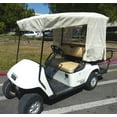 Covered Living Golf Cart Sun Shade Cover for 4 Seater Golf Cart Roof up