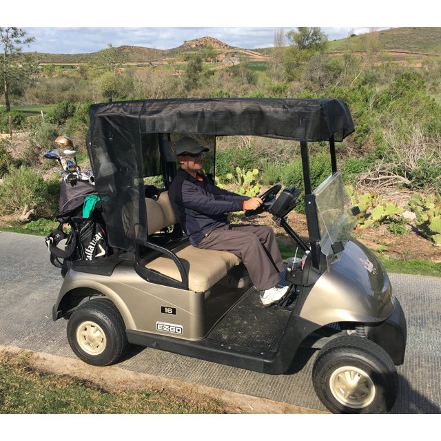 Covered Living Golf Cart Sun Shade for 2 seater or 4 seater roof up to