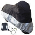 thumbnail image 1 of Covered Living High Quality Heavy Duty Motorcycle cover (XL) with cable & lock. Fits up to 94" length Medium cruiser, Large sport bike, 1 of 5