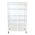 thumbnail image 1 of Covered Living Storage Shelving unit cover See Through PVC, fits Racks 48" Wx24 Dx72 H All Clear PVC (Cover only), 1 of 9