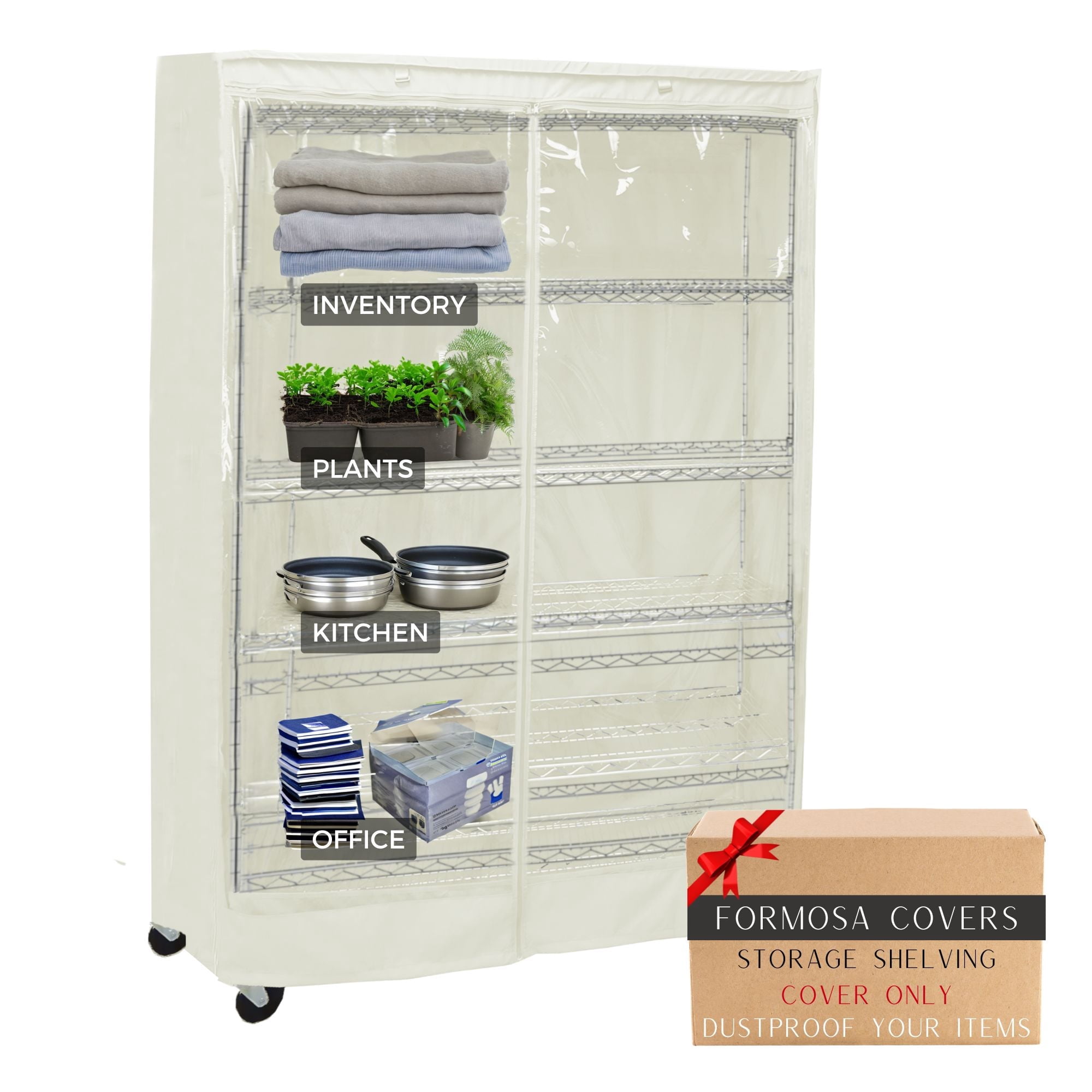 Storage Racking With Cover Covered Living Storage Shelving unit cover, fits racks 36