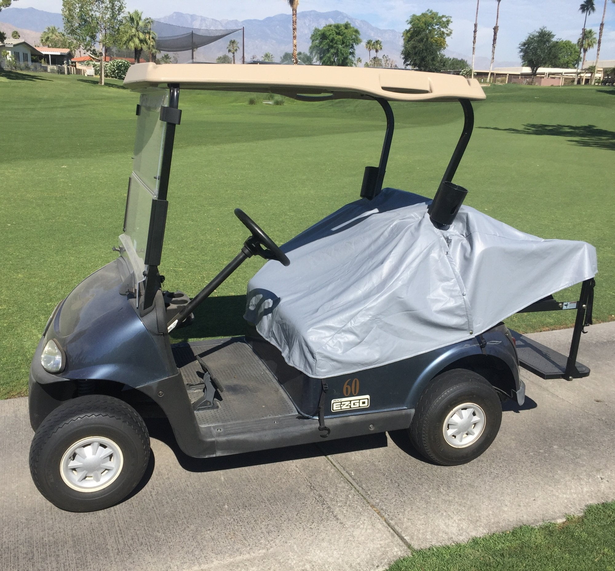 Covered Living Waterproof Vinyl Golf Cart Bench Seat Cover Weatherproof