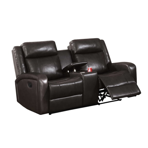 Covered Motion In Dark Brown With Metal Support And Composite Wood Construction