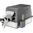 Covered Stainless Steel Litter Box with Removable Lid, Extra Large