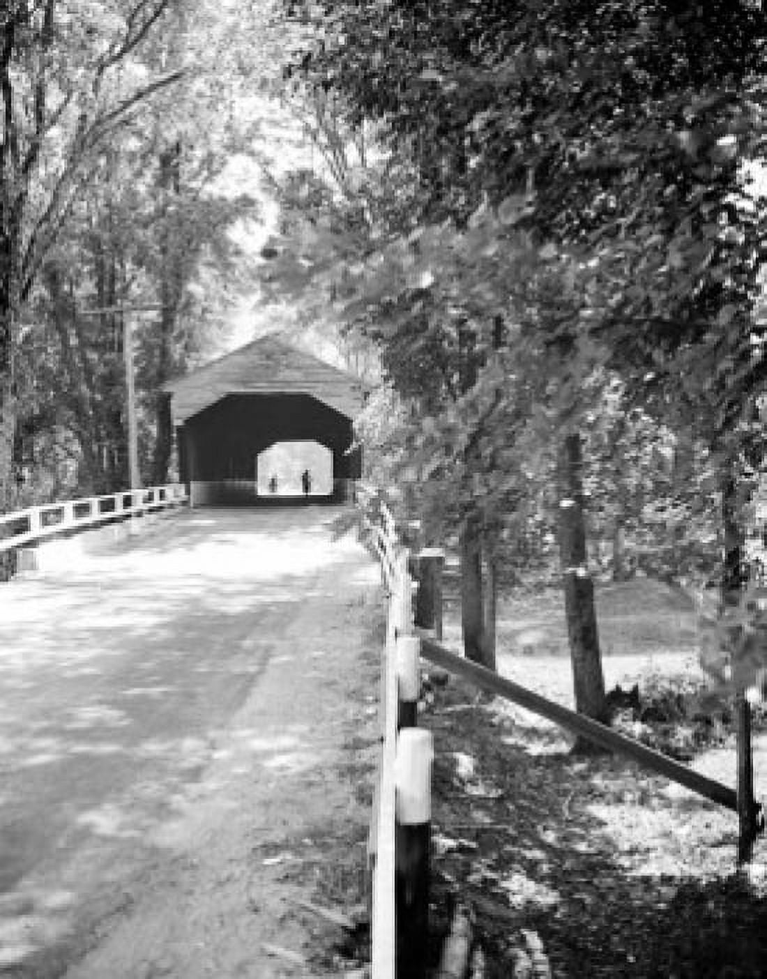 Covered bridge Canvas Art - (24 x 36)