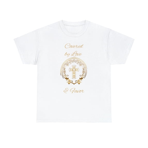 Covered by Love - Unisex Heavy Cotton Tee