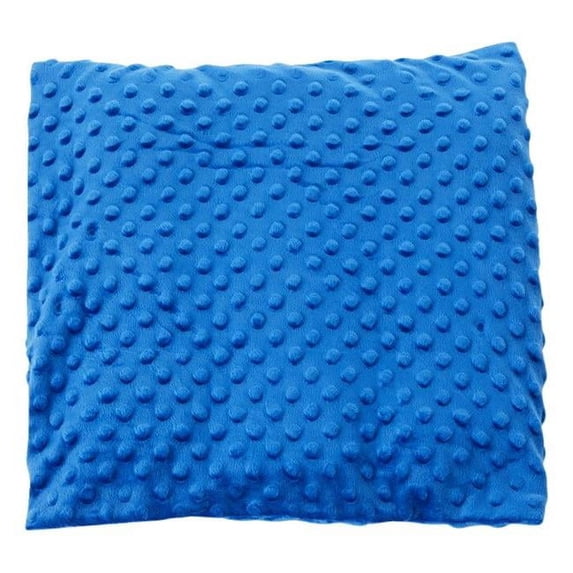 Covered in Comfort 2027650 14 x 14 in. Abilitations Medium Lap Pad Cover, Minky, Blue