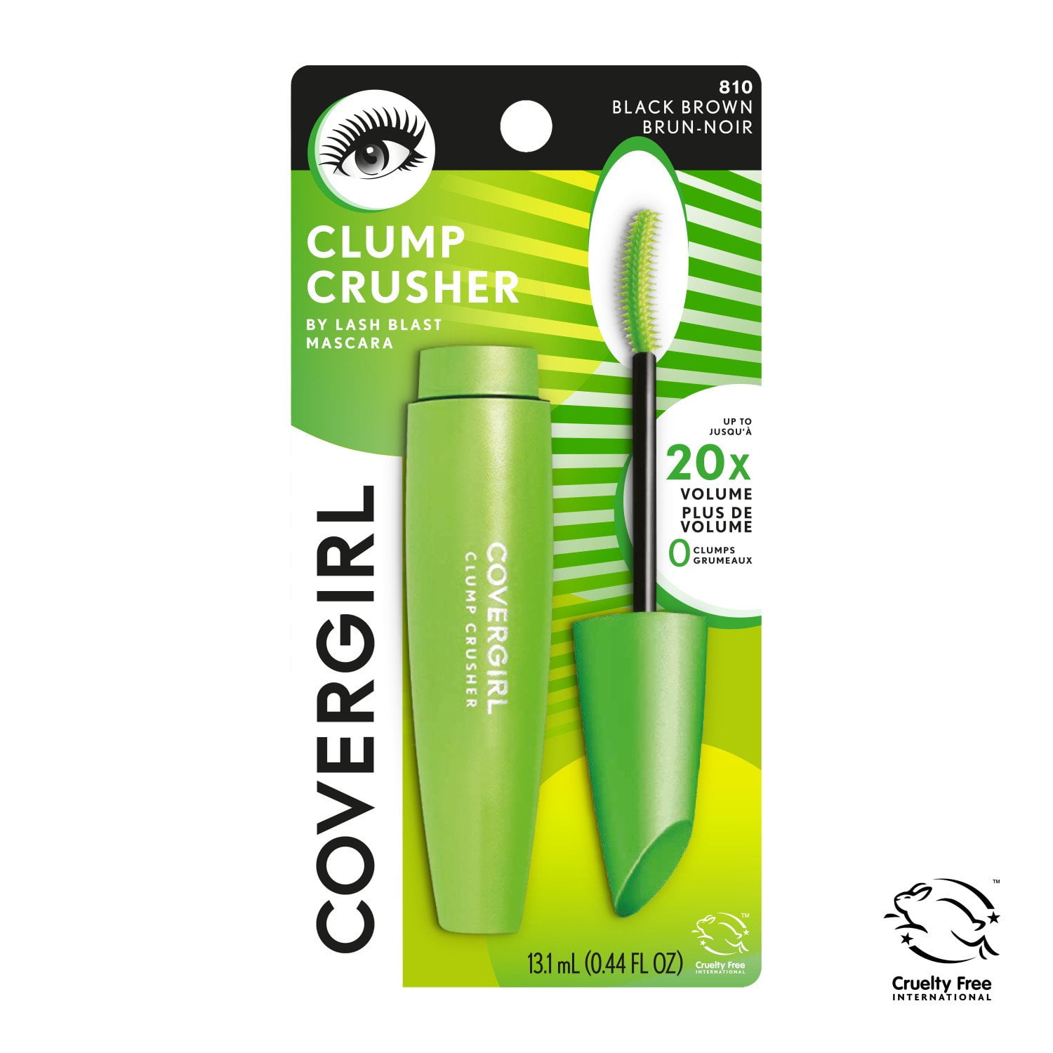 Covergirl Clump Crusher Mascara 810 Black Brown - Each (Packaging May ...